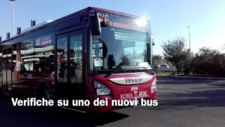 Controllori fissi sui bus Parte oggi la sperimentazione su 5 linee Atac [upl. by Llednohs]