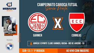 CAMPEONATO CARIOCA  SUB13 GARNIER X CORREAS  140924  1ª RODADA [upl. by Colene]