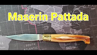 Maserin Pattada Sardinian Italian Knife [upl. by Bartosch]