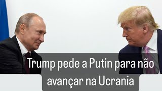 Trump conversa com Putin e com Zelensky [upl. by Oznohpla]