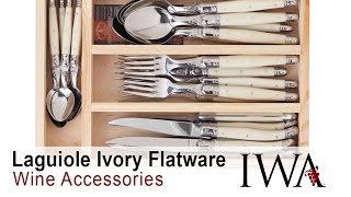 Laguiole Flatware Stainless amp Ivory by Jean Dubost Unboxing [upl. by Pablo827]