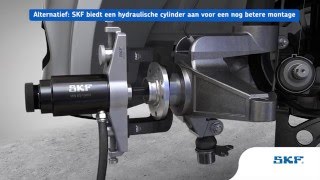 SKF  Hoe demonteer je wiellagers met het SKFgereedschap VKN 600 VKN 601 en VKN 6021 [upl. by Nareht815]