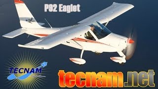 P92 Eaglet TECNAM Aircrafts P 92 Eaglet light sport aircraft [upl. by Lenhard]