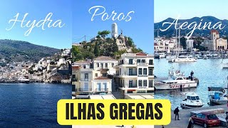 Ilhas Sarônicas Hydra Poros e Aegina  Ilhas Gregas  Cruzeiro na Grécia  Atenas [upl. by Jepum]