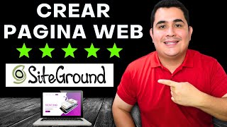 Como Crear Una PAGINA WEB en WORDPRESS con SITEGROUND 2024🔴🔥 [upl. by Beckerman]