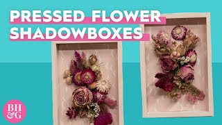 How To Make a 3D Paper Flower Shadow box with Cricut [upl. by Piper469]