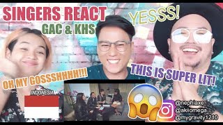 SINGERS REACT Perfect  One Direction  GAC amp KHS Cover [upl. by Aeret]