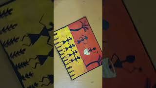 My warli art painting youtubeshorts [upl. by Esiled]