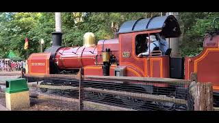 Der Hochbeinige at Busch Gardens The Old Country in Williamsburg VA Railway steam powered 2024 July [upl. by Pelmas454]