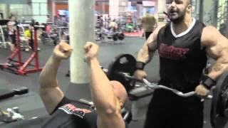 Ben Pakuski Zack Khan Aaron Singerman Tricep Workout [upl. by Lladnyk67]