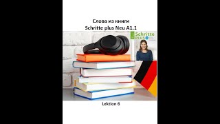 Слова из книги Schritte plus Neu A11 Lektion 6  словарный запас немецкого по лекциям [upl. by Hebner15]