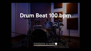 Drum Beat 100 bpm [upl. by Anaujnas]