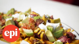 Carne Asada Cheese Fries  Epicurious [upl. by Ecirehs]