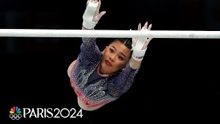 Suni Lee performs a STUNNING uneven bars routine in allaround final  Paris Olympics  NBC Sports [upl. by Ivar680]