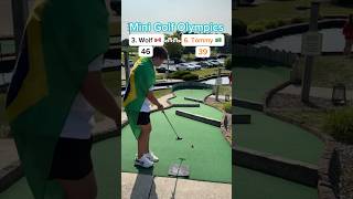 Hole 17 Round 1  3 Wolf 🇨🇦 vs 6 Tommy 🇧🇷 Mini Golf Olympics minigolf [upl. by Cissie9]