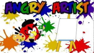 Angry Birds In angry artist [upl. by Sral]