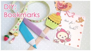 DIY 6 Different Bookmarks [upl. by Nabi]