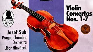 Mozart  The Violin Concertos n°1234567  Presentation Centurys recording  Josef Suk [upl. by Belford524]