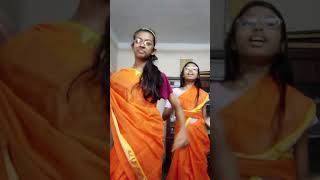 biyer bajna dance cover by sanaya and inaaya💗💕💞❤️ [upl. by Siraved423]