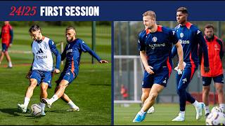 De Ligt amp Mazraouis First Training Session 🤩 [upl. by Anelaj]