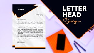 How To Make A Letterhead Design In Adobe Photoshop  Simplest Way [upl. by Sherar]