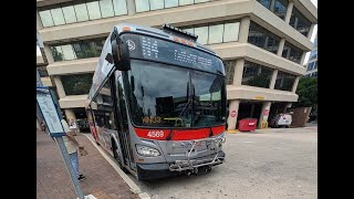 WMATA Metrobus 2021 New Flyer Xcelsior XD40 4569 On Route N4 Full Ride [upl. by Remy58]