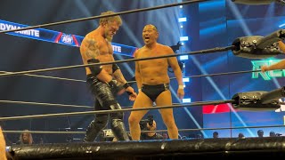 Fancam Adam Copeland vs Minoru Suzuki AEW Dynamite Savannah GA 12424 [upl. by Nogras]