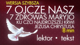 7 Ojcze Nasz i 7 Zdrowaś Maryjo ku czci Najdroższej Krwi Pana Jezusa [upl. by Natividad]