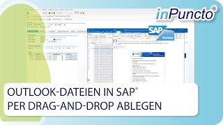 OutlookMails und Attachments in SAP per DragandDrop ablegen [upl. by Amos465]