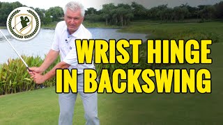 PROPER WRIST HINGE IN GOLF BACKSWING [upl. by Og]