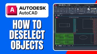 How to Deselect Objects in AutoCAD [upl. by Aleel]