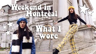 What I wore this Weekend in Montreal  Fall Outfits  Carolina Pinglo [upl. by Sidonia]