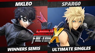 Smash Factor X Top 8  MkLeo Joker Vs Spargo Cloud Smash Ultimate  SSBU [upl. by Eveam]