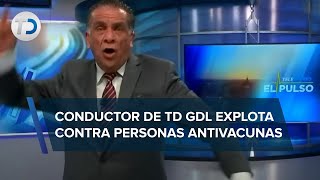 Él es Leonardo Schwebel conductor de Telediario que explotó contra antivacunas [upl. by Marietta682]