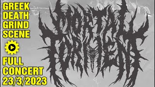 MORTAL TORMENT  Full Concert Greek Death Grind Fest 2332024  8ball  Thessaloniki  Greece [upl. by Jonathan]