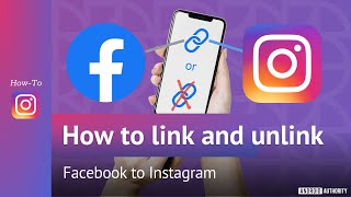 How to link and unlink Facebook to Instagram [upl. by Razec]