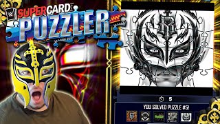 CAN I BEAT THE REY MYSTERIO PUZZLER  WWE SuperCard Season 7 [upl. by Nairehs]