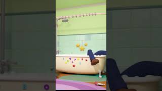 What a Mess Clumsy Daddy 🛁🤭 lellobee shorts clumsy bathsong  Nursery Rhymes for Babies [upl. by Curtis]