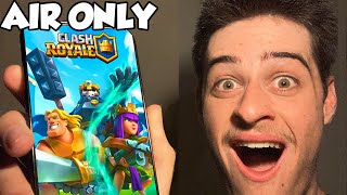 Beating Clash Royale With Only Flying Cards [upl. by Anirec543]