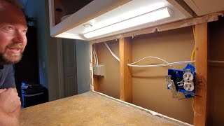 Under Cabinet Light Install [upl. by Ahsahtan826]