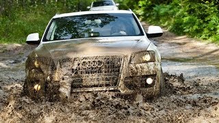 Audi Q7 VS Audi Q5  Offroad amp Snow Test [upl. by Ayra735]