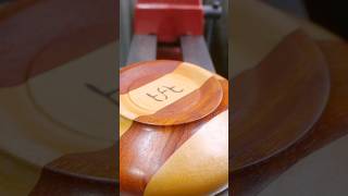 Turning a Padauk and Maple Sandwich tfturning shorts woodworking [upl. by Bred]