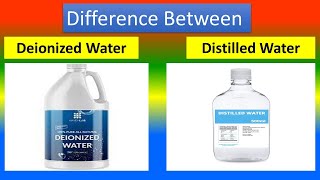 Difference between Deionized Water and Distilled Water [upl. by Hermy]