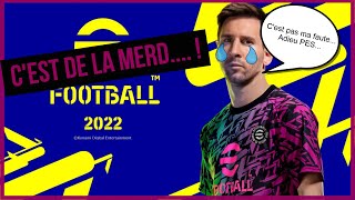 Test eFootball 2022 PES 2022  Le jeu de foot le plus nul de tout les temps  PCPS4Xbox OnePS5 [upl. by Noreht]