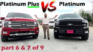 Luxury Showdown 2024 Ford F150 Platinum Plus vs Platinum Trim Comparison [upl. by Mani]