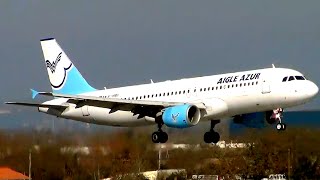 Aigle Azur Airbus A320 FHBII at ToulouseBlagnac TLSLFBO [upl. by Dunaville271]