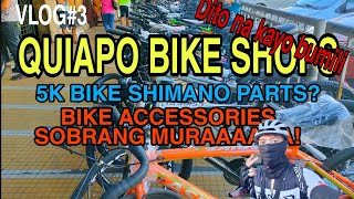 REVO VLOGS  QUIAPO BIKE SHOPS  Murang Accessories sa Shopee [upl. by Moretta]