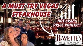 A MUST Try VEGAS Steakhouse  Bavettes at Park MGM  Vegas Steakhouse With GOOD Pricing on Strip [upl. by Ethyl]