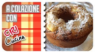 CIAMBELLONE ALLO YOGURT MORBIDISSIMO SENZA BURRO CON GOCCE DI CIOCCOLATO  CRICUCINA [upl. by Groot]