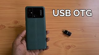 POCO C55 Redmi 12C USB OTG Support [upl. by Hoon]